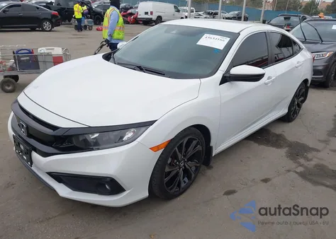 2021 Honda Civic Sport из США, поврежденный, VIN 2HGFC2F80MH511446